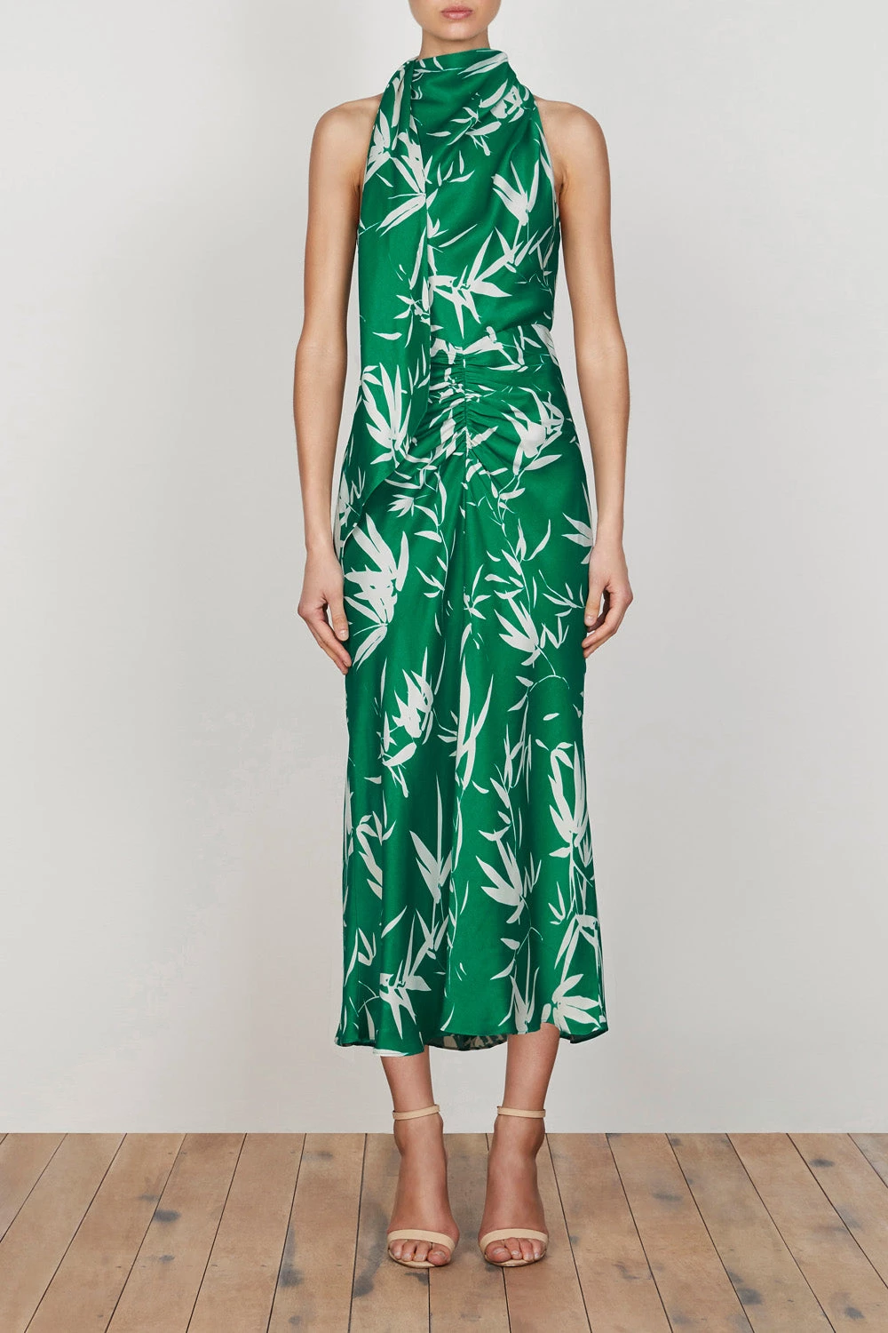 Shona Joy Ellis Scarf Neck Midi Dress 4 Shona Joy Ellis Scarf Neck Midi Dress