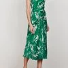 Shona Joy Ellis Scarf Neck Midi Dress