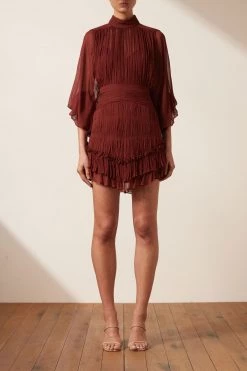 New Arrivals Shona Joy Safira Long Sleeve Mini Dress