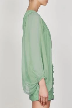 Shona Joy Desi One Shoulder Ruched Mini