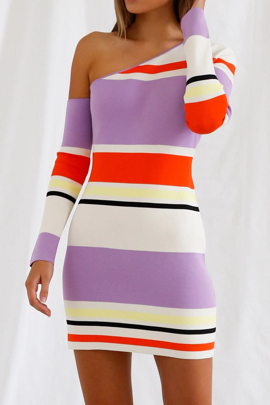 San Sloane Erika Dress Stripe 3 San Sloane Erika Dress Stripe