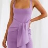 San Sloane Leora Dress Violet 2 San Sloane Leora Dress Violet