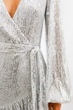 San Sloane Solaris Dress Silver