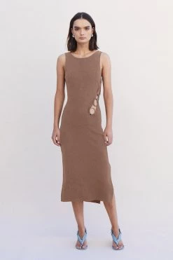 Suboo Dylan Ring Side Knit Midi Dress New Arrivals