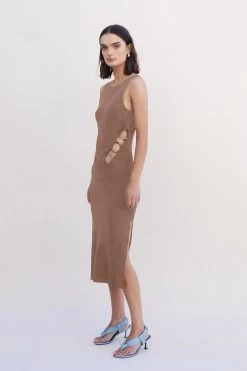 Suboo Dylan Ring Side Knit Midi Dress New Arrivals