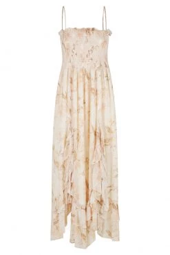 Shona Joy Nina Shirred Midi Dress