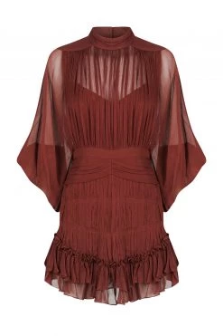 New Arrivals Shona Joy Safira Long Sleeve Mini Dress