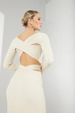 Sets Sovere Honour Reversible Knit Top Sand