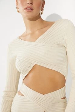 Sets Sovere Honour Reversible Knit Top Sand