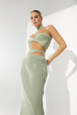 Sets Sovere Pivot Reversible Shrug Knit Top Spearmint