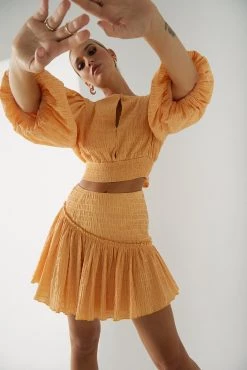 Sovere Reason Skirt Golden