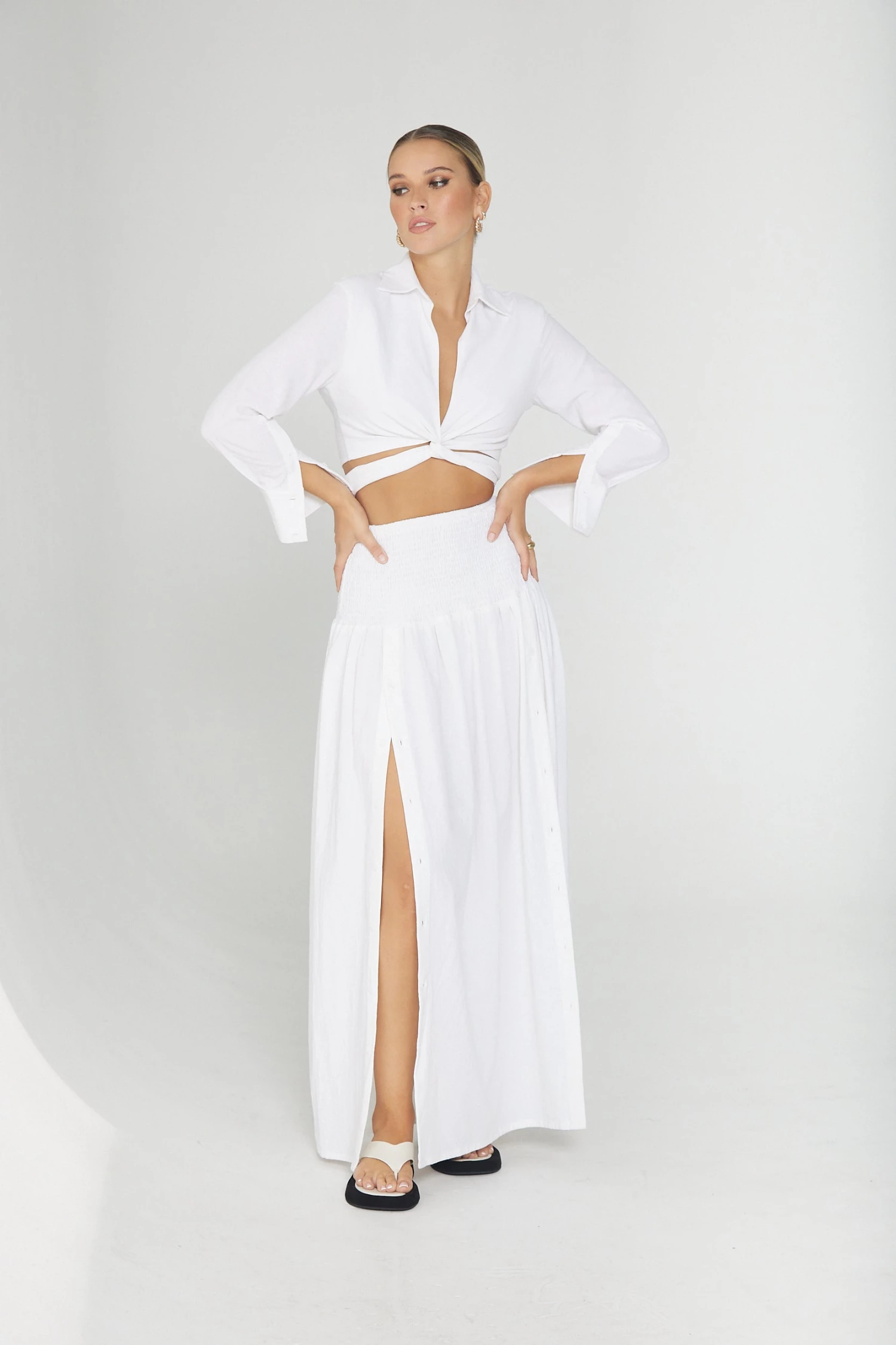 Sets Sovere Alto Wrap And Tie Crop Shirt 6 Sets Sovere Alto Wrap And Tie Crop Shirt