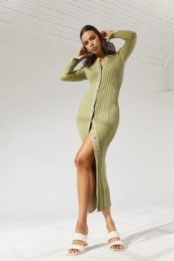 Sovere Farren Knit Polo Midi