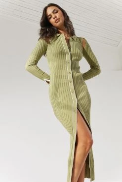 Sovere Farren Knit Polo Midi