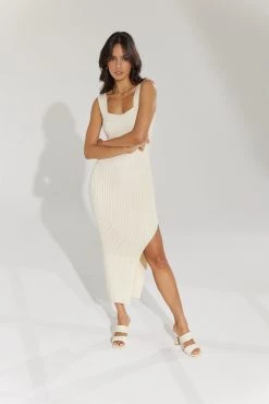 Sovere Exhale Combo Knit Dress