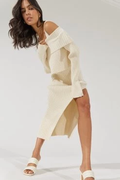 Sovere Exhale Combo Knit Dress
