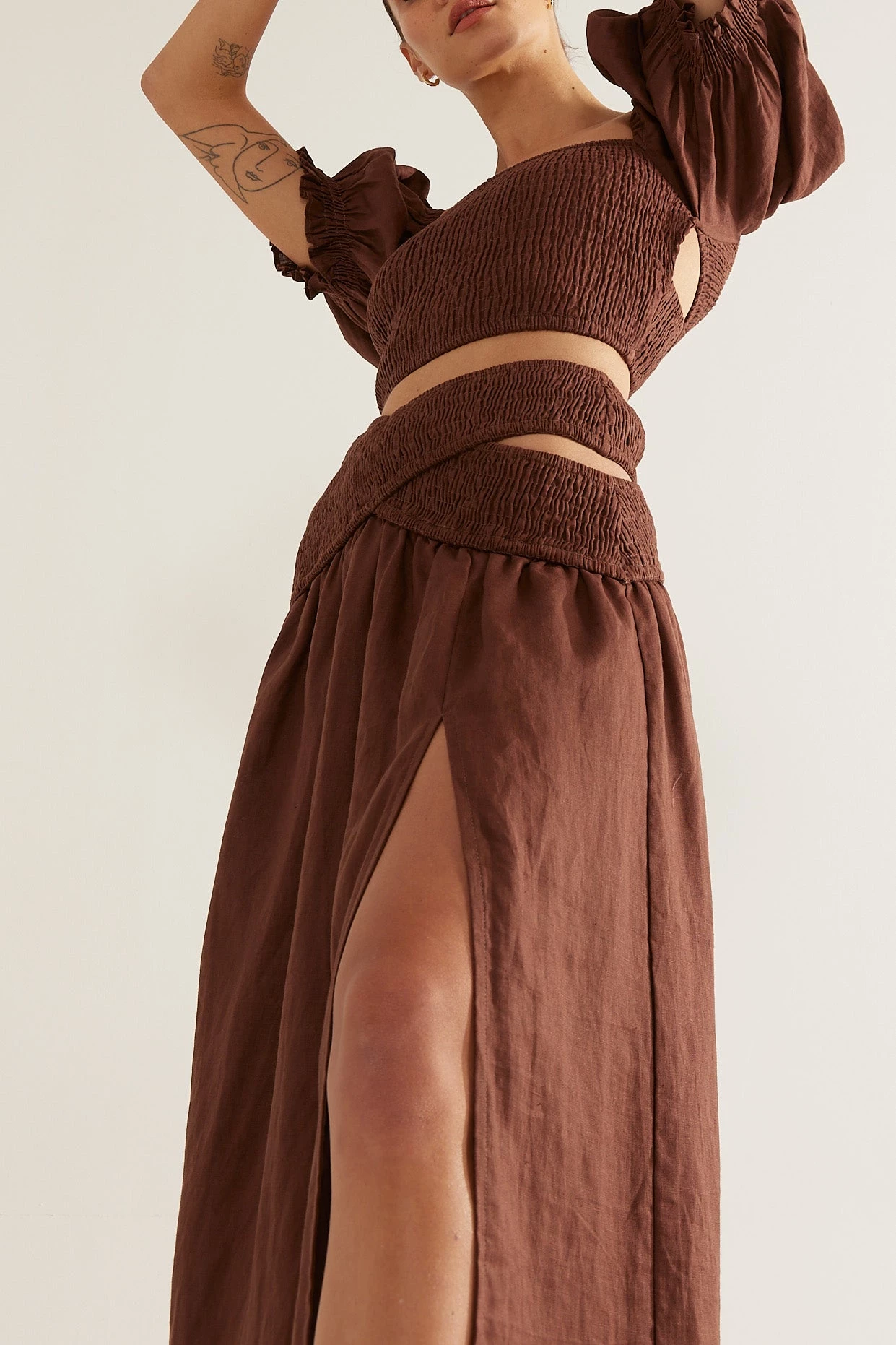 Sovere Bounty Midi Skirt Espresso Sets 3 Sovere Bounty Midi Skirt Espresso Sets