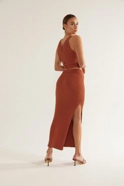 Sets Sovere Bond Reversible Knit Top Spice