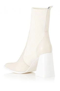 Alias Mae Tia Boot Bone Tumble Leather