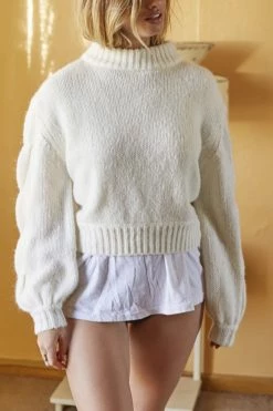 Bec And Bridge Celeste Knit Jumper Ivory