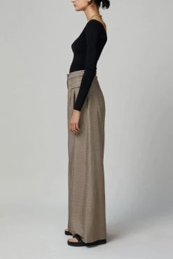 Bec And Bridge Astrid LS Asym Knit Top Black