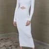 Bec And Bridge Lillian Rib Knit Midi Dress Ivory 1 Bec And Bridge Lillian Rib Knit Midi Dress Ivory