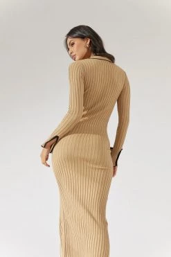 Sovere Farren Knit Polo Midi