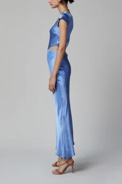 Bec And Bridge Delphine Asym Midi Dress Cornflower Blue 10 Bec And Bridge Delphine Asym Midi Dress Cornflower Blue