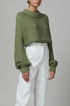 Bec And Bridge Elsa Knit Jumper Sage