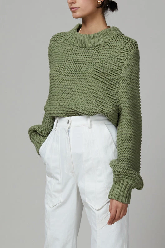 Bec And Bridge Elsa Knit Jumper Sage 4 Bec And Bridge Elsa Knit Jumper Sage