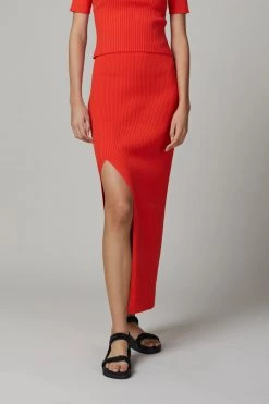 Bec And Bridge Chichi Knit Midi Skirt