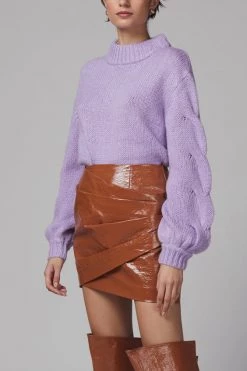 Bec And Bridge Celeste Knit Jumper Orchid