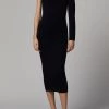 Bec And Bridge Emeline Knit Asym Midi Dress