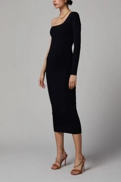 Bec And Bridge Emeline Knit Asym Midi Dress