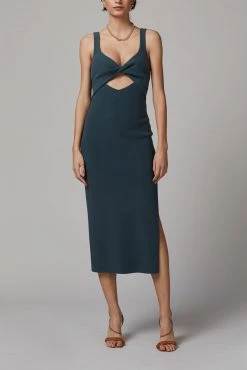 Bec And Bridge Joelle Midi Dress Fern