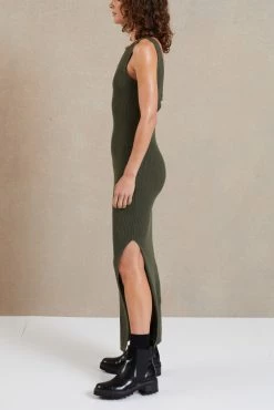 Bec And Bridge Riviera Midi Dress Army