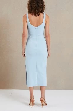 Bec And Bridge Joelle Midi Dress Sky Blue