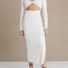 Bec And Bridge Della Vita Midi Dress Ivory