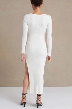 Bec And Bridge Della Vita Midi Dress Ivory
