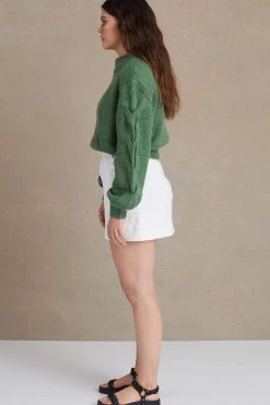 Bec And Bridge Celeste Knit Jumper Jade Green