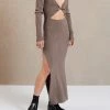 Bec And Bridge Riviera LS Midi Dress Silt