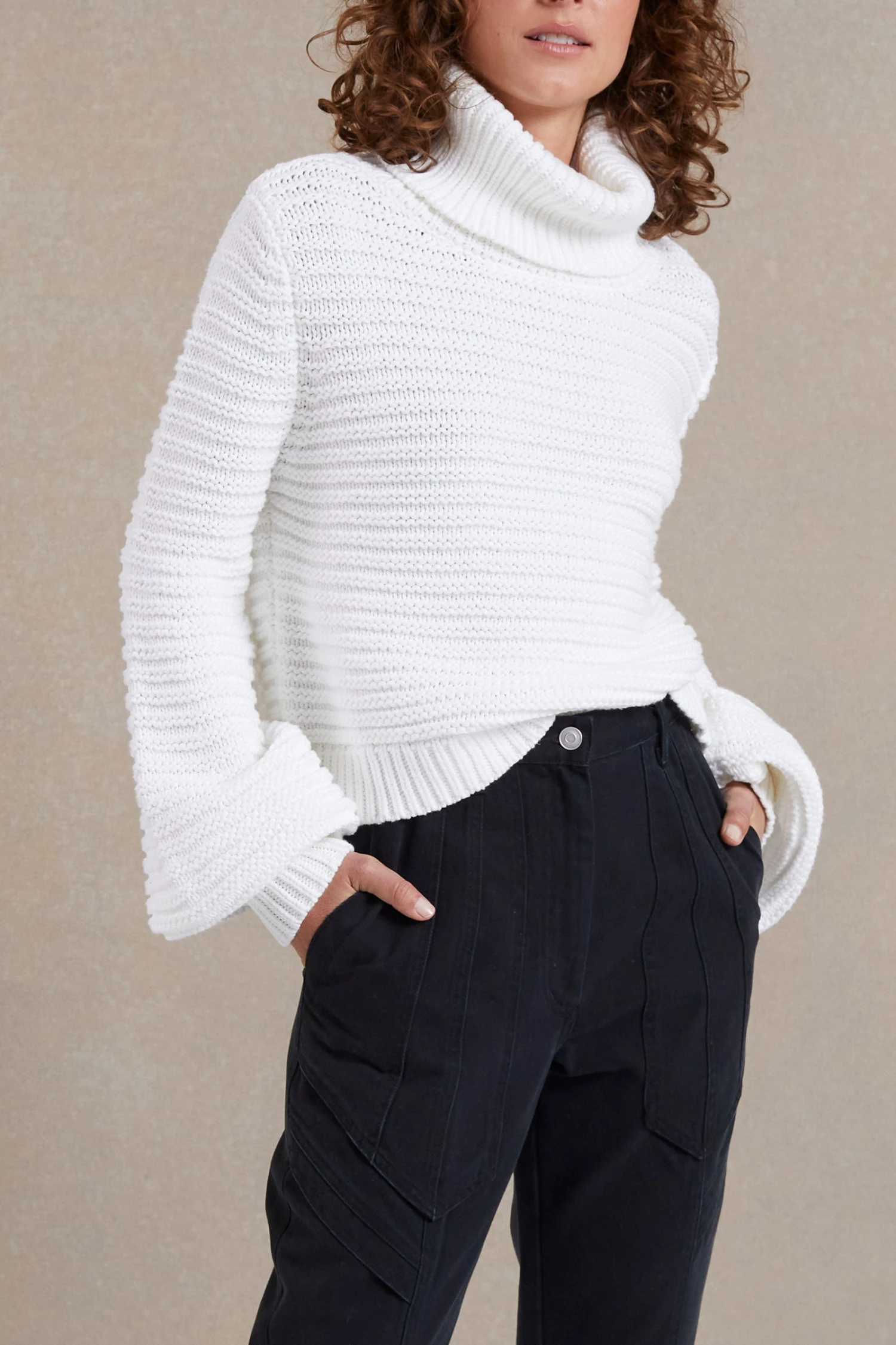 Bec And Bridge Elsa Roll Neck Jumper Ivory 3 Bec And Bridge Elsa Roll Neck Jumper Ivory