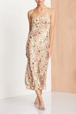 Bec And Bridge Camellia Delights Midi Dress