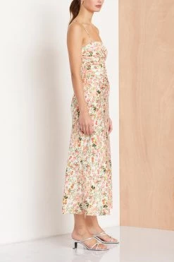 Bec And Bridge Camellia Delights Midi Dress