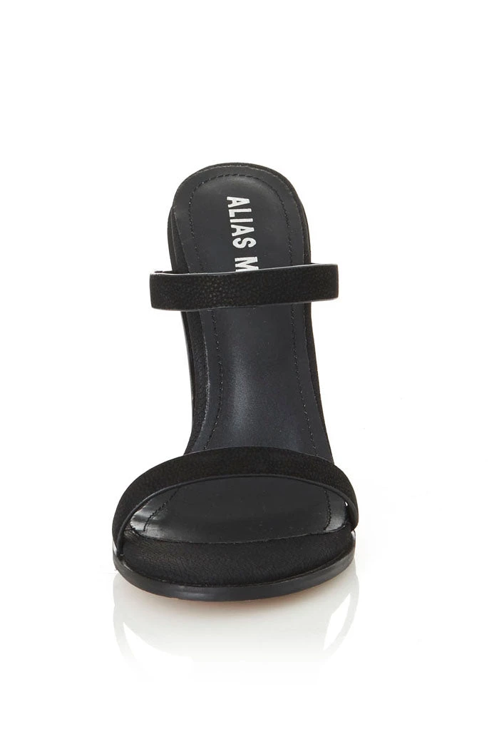 Alias Mae Amina Black Nubuck 6 Alias Mae Amina Black Nubuck