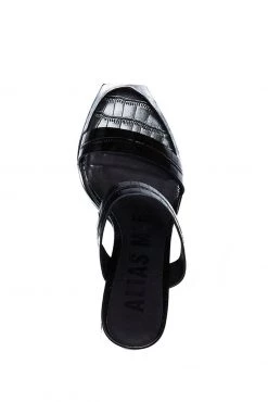 Alias Mae Cleo Heels Black Croc