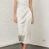 Bec And Bridge Claudia Asym Dress Champagne
