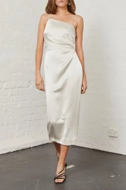 Bec And Bridge Claudia Asym Dress Champagne