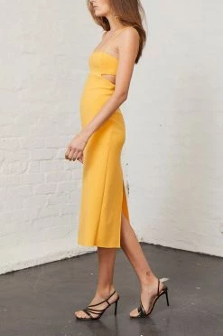 Bec And Bridge Elle Cut Out Midi Dress Mango