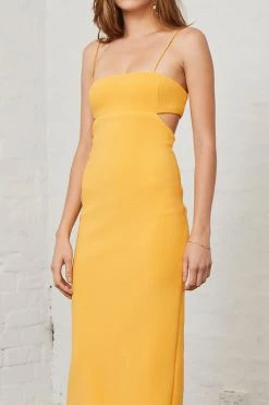 Bec And Bridge Elle Cut Out Midi Dress Mango